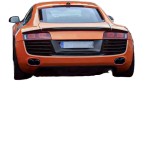 Audi R8 Carbon Fiber Spoiler Factory - GT Style Rear Trunk Wing