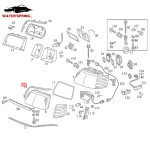 Mercedes W140 Headlight Trim Factory - Decoration Strip Light Gasket