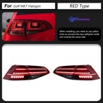 VW Golf MK7 LED Taillight Factory - Dynamic Signal DRL Animation