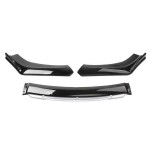 Universal Front Bumper Lip Factory - Gloss Black Red Two-Tone Body Kit
