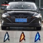 Hyundai Elantra LED Fog Lights Factory - 2020-2022 Modified DRL Driving