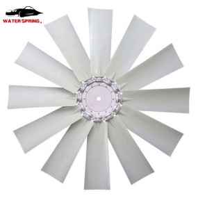 Truck Engine Fan Blades Factory - 12 Nylon Leaves Plastic Impeller