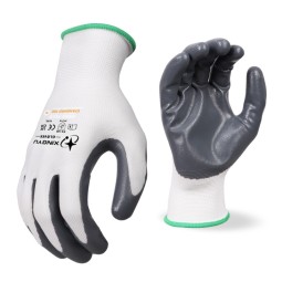 Nitrile Coated Work Gloves - 13 Gauge Full