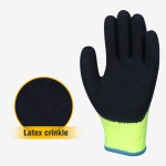 Winter Work Gloves - Orange Polyester 15G