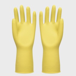 Industrial Latex Household Gloves - Yellow