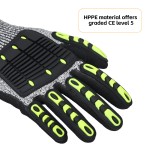 Impact Resistance Gloves - Heavy Duty TPR