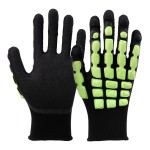 Impact Resistant Gloves - Black Wrinkled