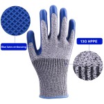 Cut Resistant Work Gloves - 13G A5 HPPE
