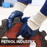 Chemical Work Gloves - Nitrile Resistant