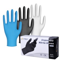 Disposable Nitrile Gloves - China Black Pure