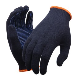 Construction Gloves - Printed Knitted PVC