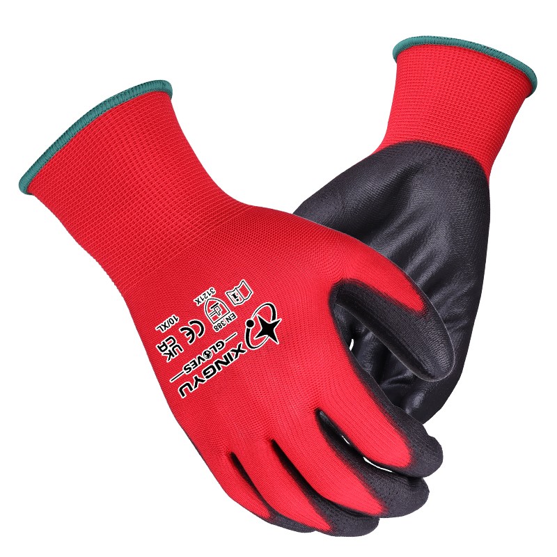 PU Coated Safety Gloves - 13 Gauge Custom