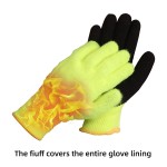 Latex Coated Winter Gloves - Construction Work