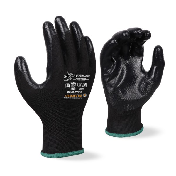 Nitrile Coated Gloves - Anti-Slip Construction