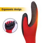Latex Coated Work Gloves - 13G Polyester
