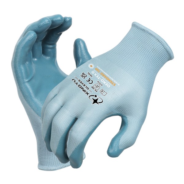Industrial Nitrile Coated Gloves - Wholesale