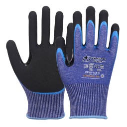 Cut Resistant Work Gloves - HPPE Nitrile
