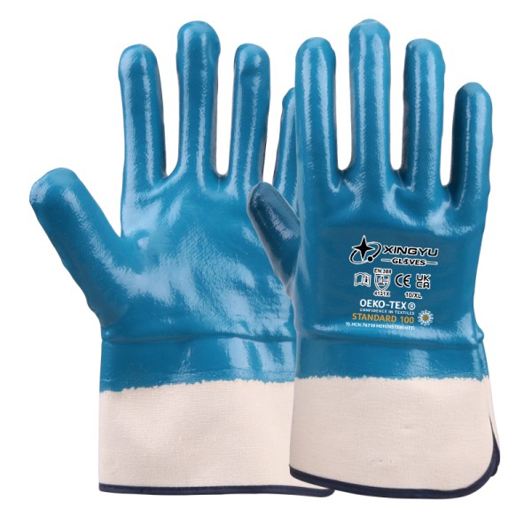 Nitrile Coated Safety Gloves - 13 Gauge