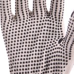 PVC Dotted Safety Gloves - Cotton Printed