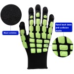Impact Resistant Gloves - Black Wrinkled