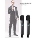 Wireless Microphone Factory - ADX400 UHF Metal Karaoke Handheld