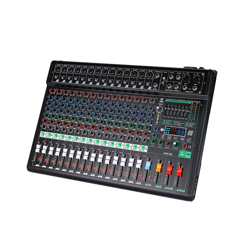 USB Mixer Factory - EIF XFX-16 16-Channel Bluetooth Recording