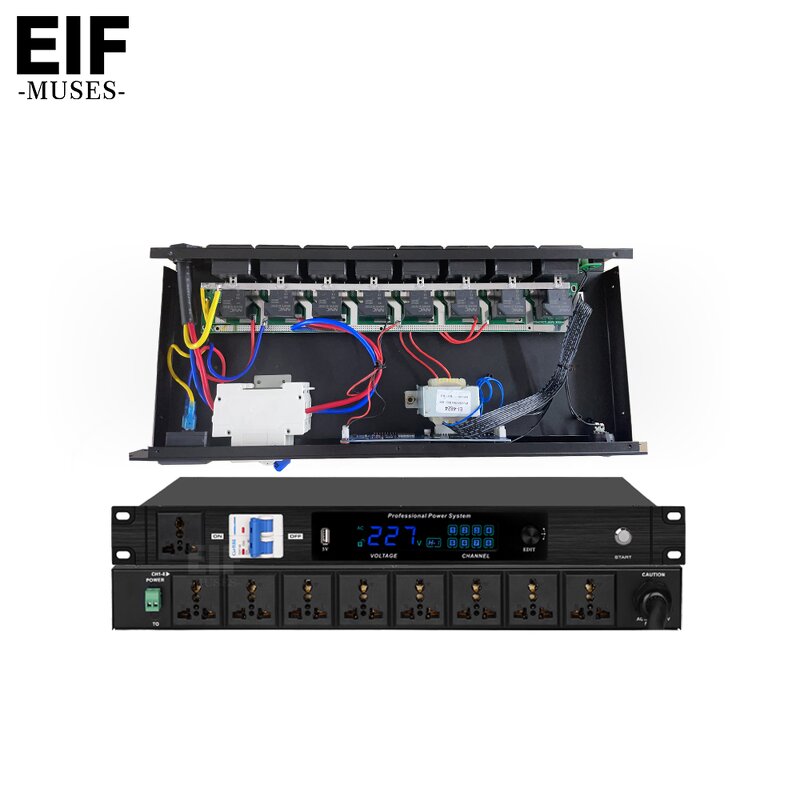 Power Sequencer Supplier - PK-100 Professional 8 Channel Controller