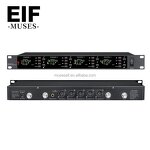 Wireless Microphone System Supplier - 4 Channel UHF Home KTV Metal