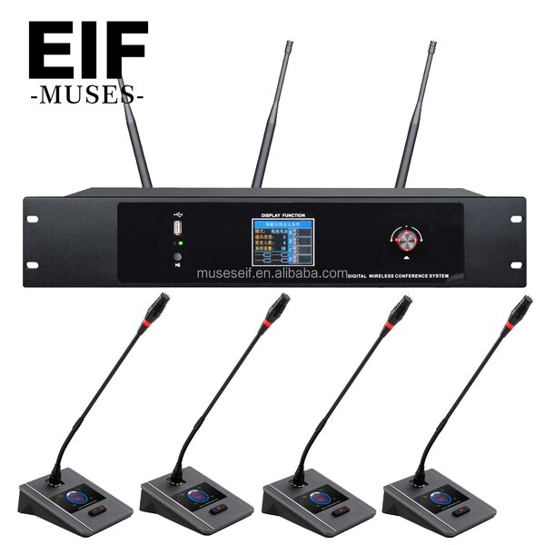 Wireless Conference System Factory - UHF Video Digital Table Mic