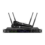 Wireless Microphone Factory - AD4D Dual Channel UHF Digital Karaoke