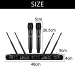 Wireless Microphone Factory - ADX400 UHF Metal Karaoke Handheld