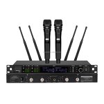 Wireless Microphone Factory - AD4D Dual Channel UHF Digital Karaoke