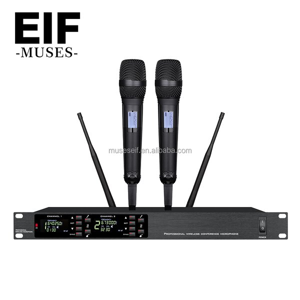 UHF Wireless Microphone Factory - Diversity Handheld for Church Karaoke