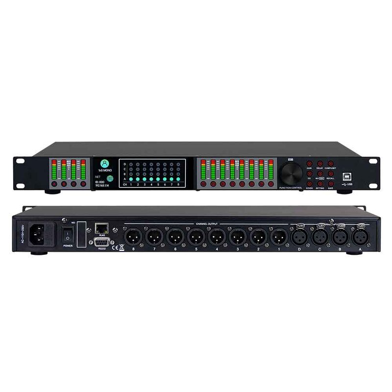 Audio Processor Factory - EIF LD448 DSP 4 in 8 Out Network