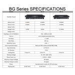 Power Amplifier Supplier - BG2.8 2*800W Class D Stereo Amplifier
