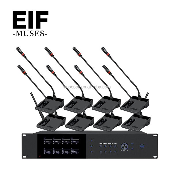 Wireless Microphone System Supplier - 8-Channel XLR Lavalier Headset