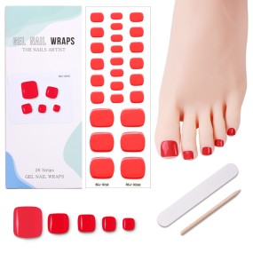 Korean Semicured Nail Wrap Custom logo Uv Cured Lamp for Gel Application on Art Semi Cured Gel Toe Nail