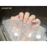 Factory Supplier New Gel Nail Stickers Self Adhesive Semi Cured Gel Nail Polish Strips Gel Nail Sticker