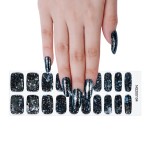 Factory Price Customize Wholesales Nail Stickers Strips Non-toxic Long Lasting Gel Nail Wraps Semi Cured UV Lamp