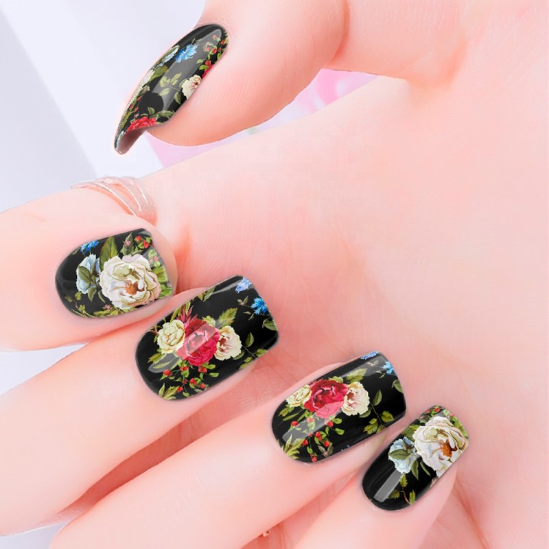 AMP/Olivia Top Quality 100% Real Nail Polish Nail Stickers for Girls