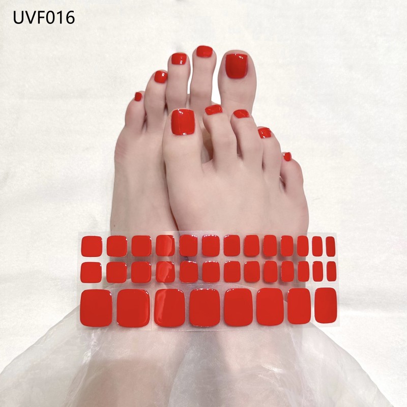 Nail Stick Gel Strips Cheap Price Gel Nail With the Uv Semi Cured Gel Toe Sticker