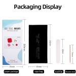 时尚流行批发韩国风格设计3d定制半固化凝胶脚趾指甲贴纸