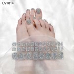 Beauty Sticker Gel Nail Strips Cheap Price Gel Nail With the Uv Semi Cured Gel Toe Wraps