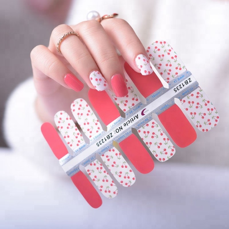 2018 Hot Selling Nail Polish Stickers, Nail Art Supplier,ble Nail Sticker