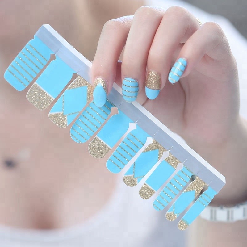 2018 Hot Selling Nail Polish Stickers, Nail Art Supplier,nail Vinyl Wraps