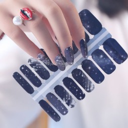 批发美丽独特的指甲贴纸指甲包装女孩DIY