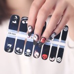 Hot Selling Halloween Nail Wraps Stickers for Festival