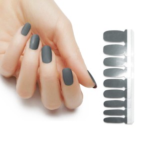 Factory Sale 100% Real Nail Polish Sticker/wraps/strips Matte Nail Wraps for Nail Beauty