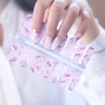 批发最优惠的价格多图案指甲包不干胶指甲贴纸