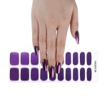 High Quality Long Lasting Nail Polish Strips Stickers Chameleon Semi Cured UV Lamp Nail Gel Nail Wraps